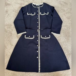 Sandro set size 1 NAVY